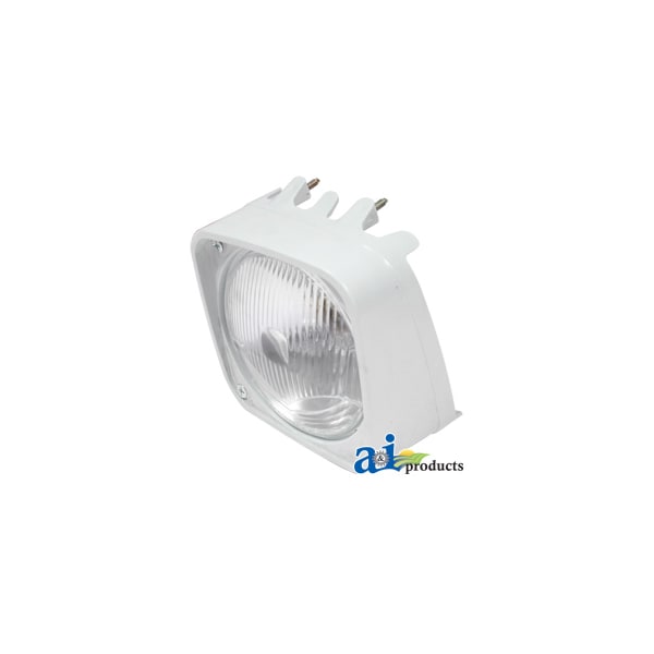 Headlamp, RH Dip; White 6" x8" x7.5"